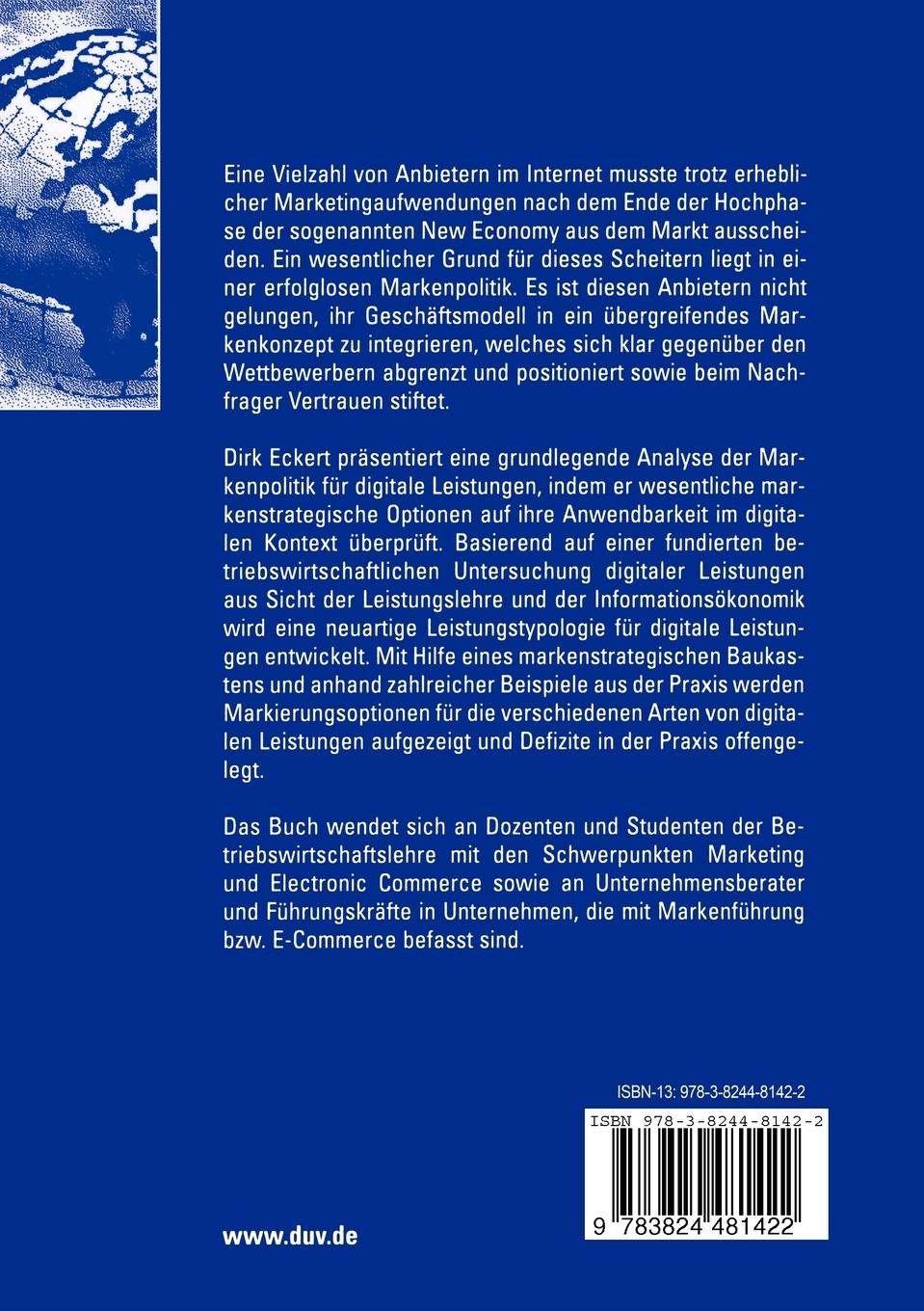 Rückseitencover Digitale Marken