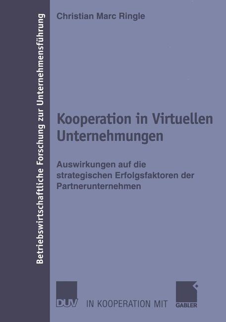 Vorderes Coverbild Kooperation in Virtuellen Unternehmungen