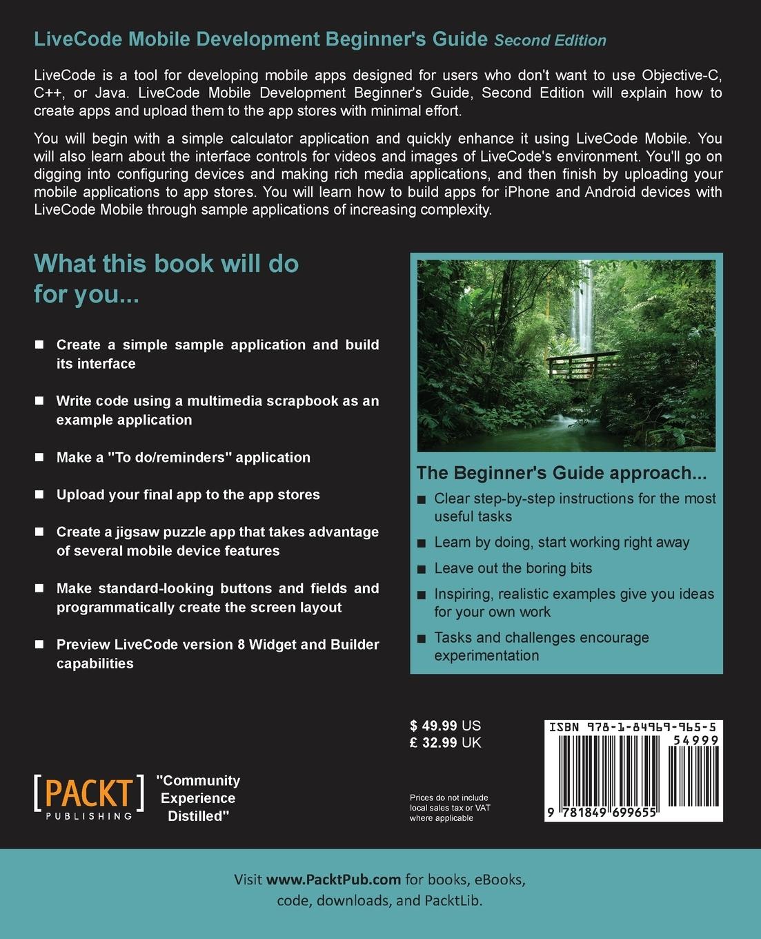 Rückseitencover LiveCode Mobile Development