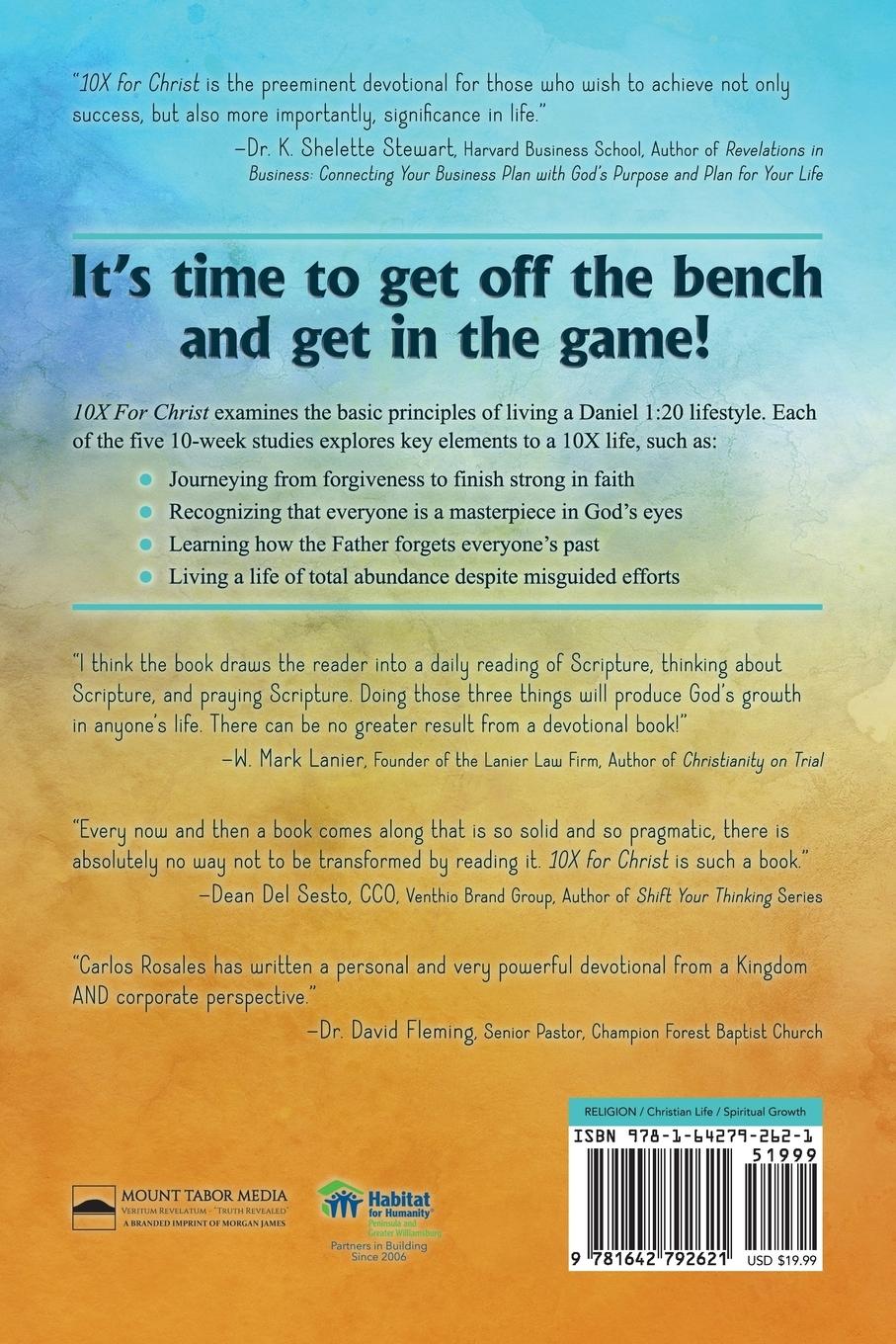 Rückseitencover 10X For Christ