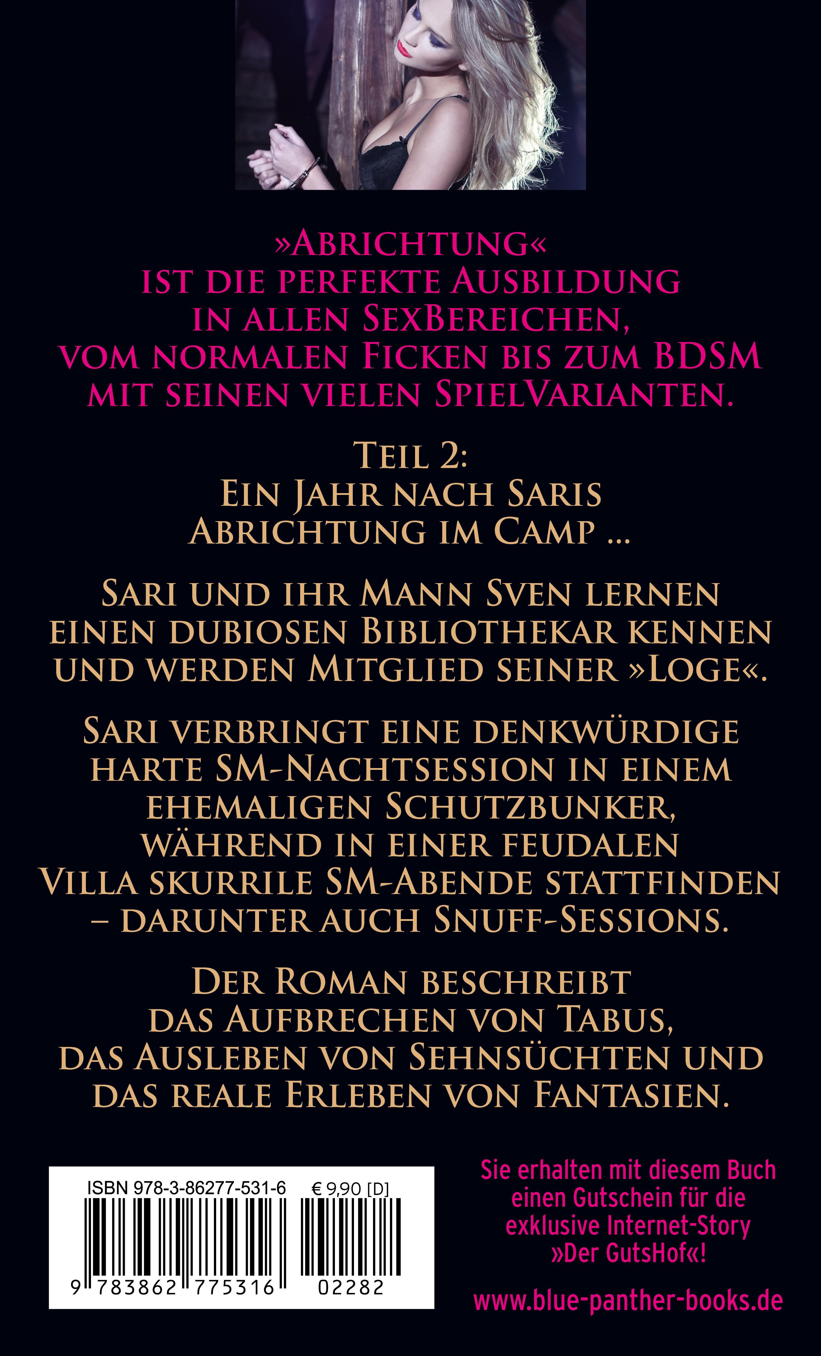 Rückseitencover Die Abrichtung 2 | Erotischer SM-Roman