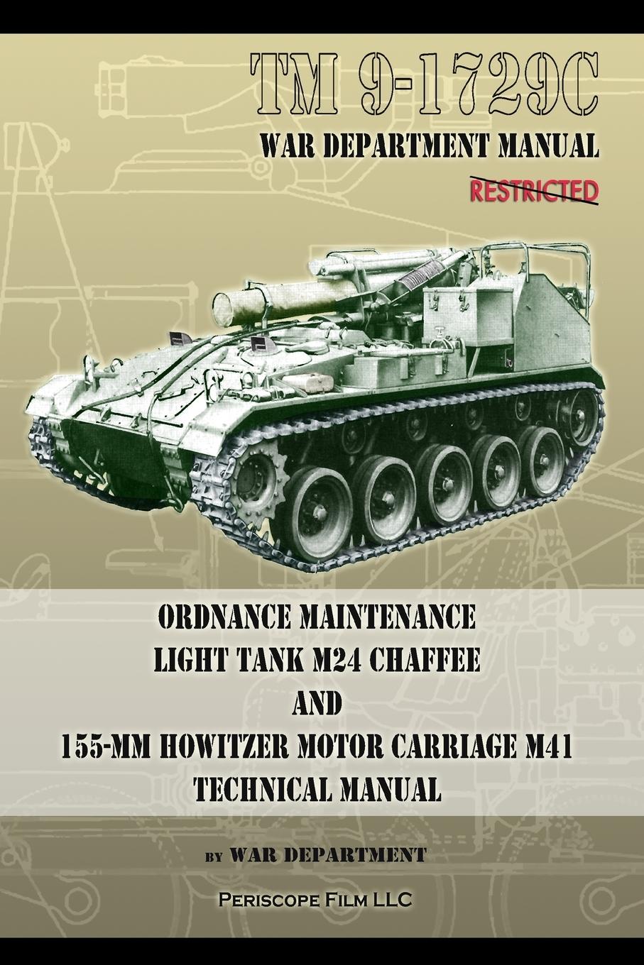 Vorderes Coverbild TM9-1729C Ordnance Maintenance Light Tank M24 Chaffee