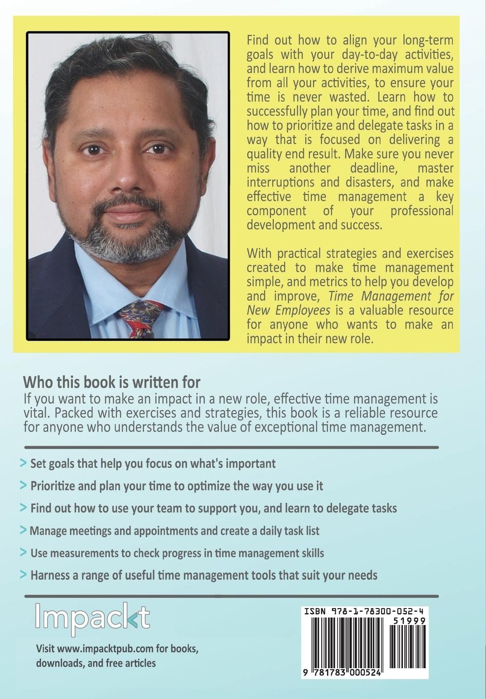 Rückseitencover Time Management for New Employees