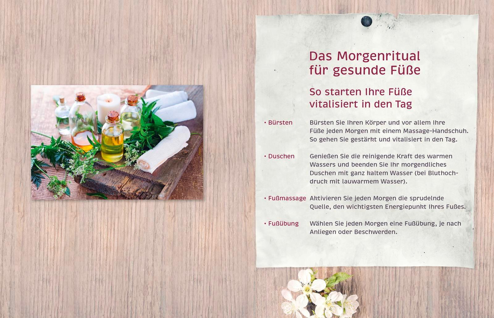 Beispielinhalt (Bild) Das FußHeilbuch