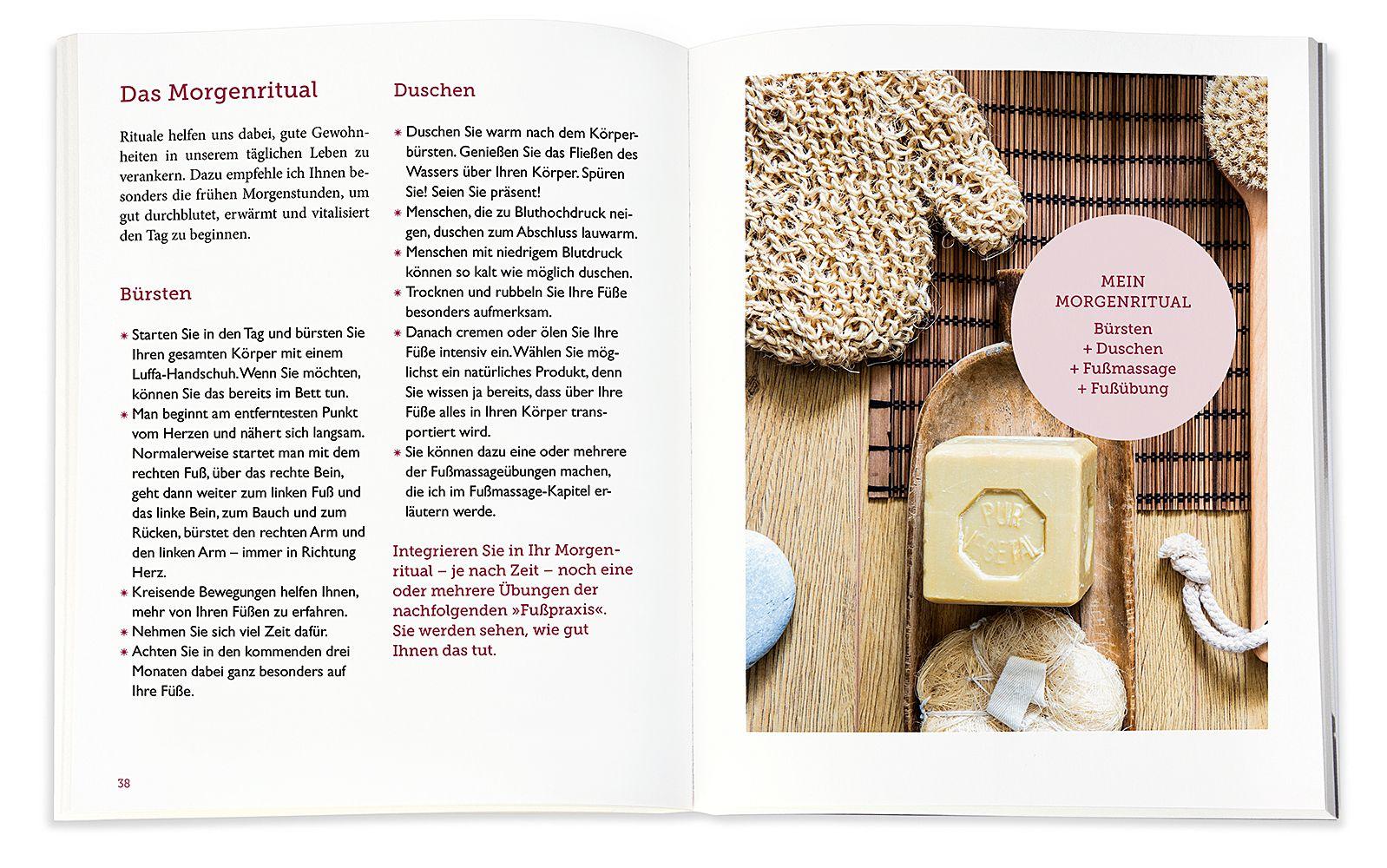 Beispielinhalt (Bild) Das FußHeilbuch