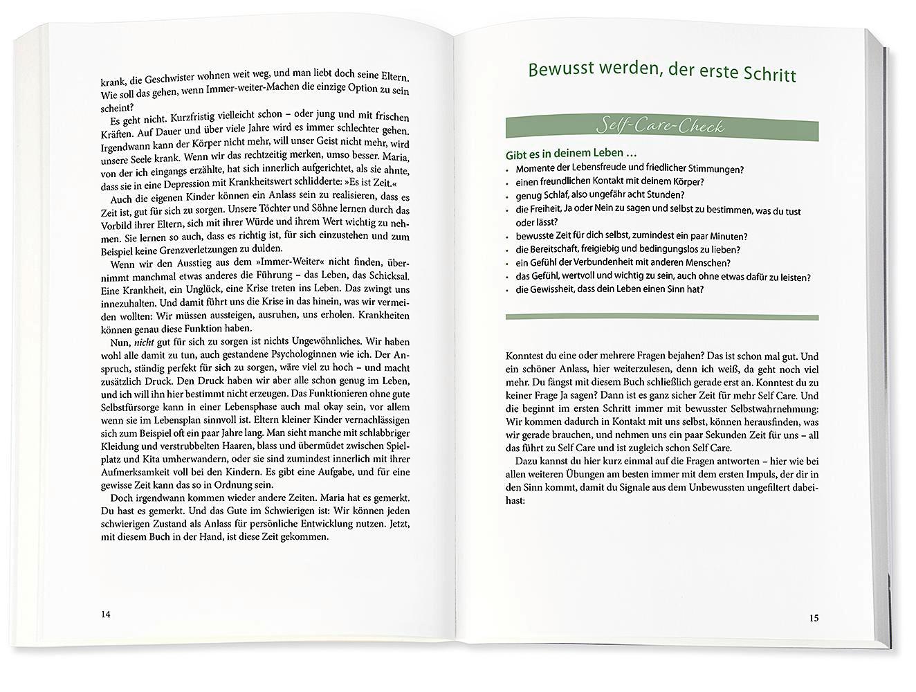 Beispielinhalt (Bild) SELF CARE - Du bist wertvoll