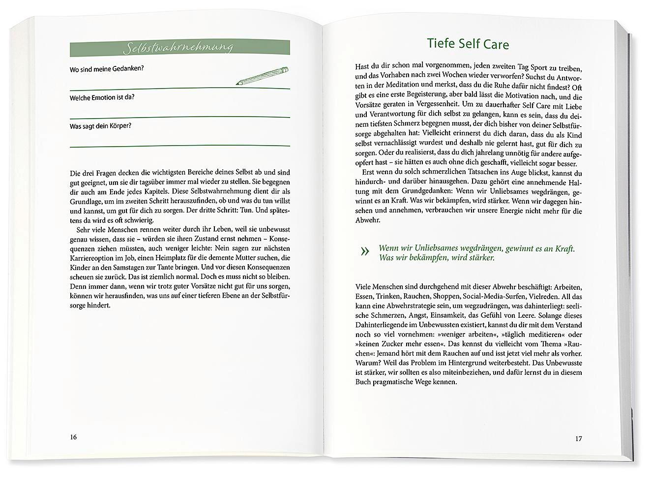 Beispielinhalt (Bild) SELF CARE - Du bist wertvoll