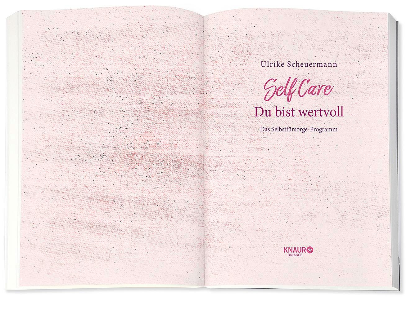 Beispielinhalt (Bild) SELF CARE - Du bist wertvoll