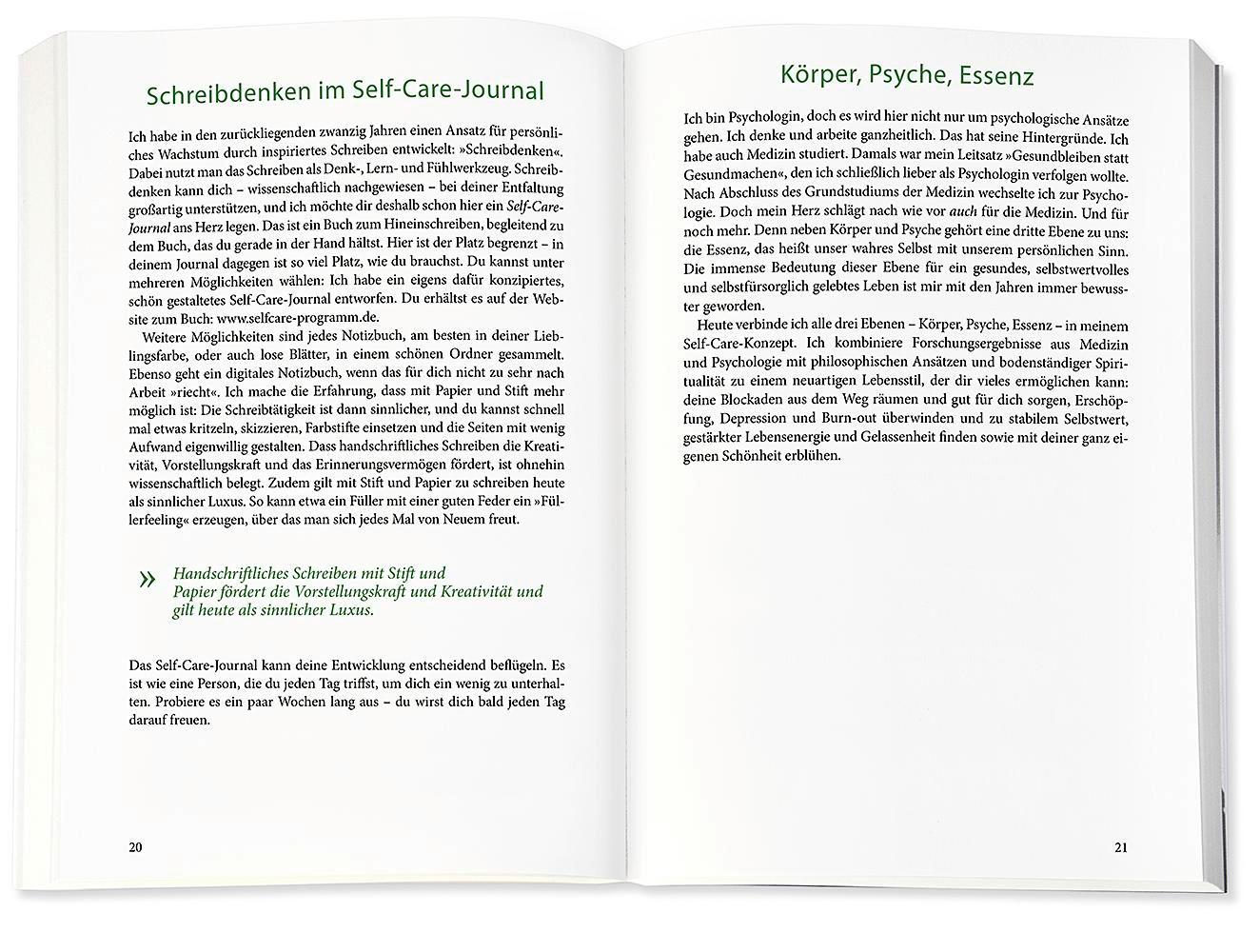 Beispielinhalt (Bild) SELF CARE - Du bist wertvoll