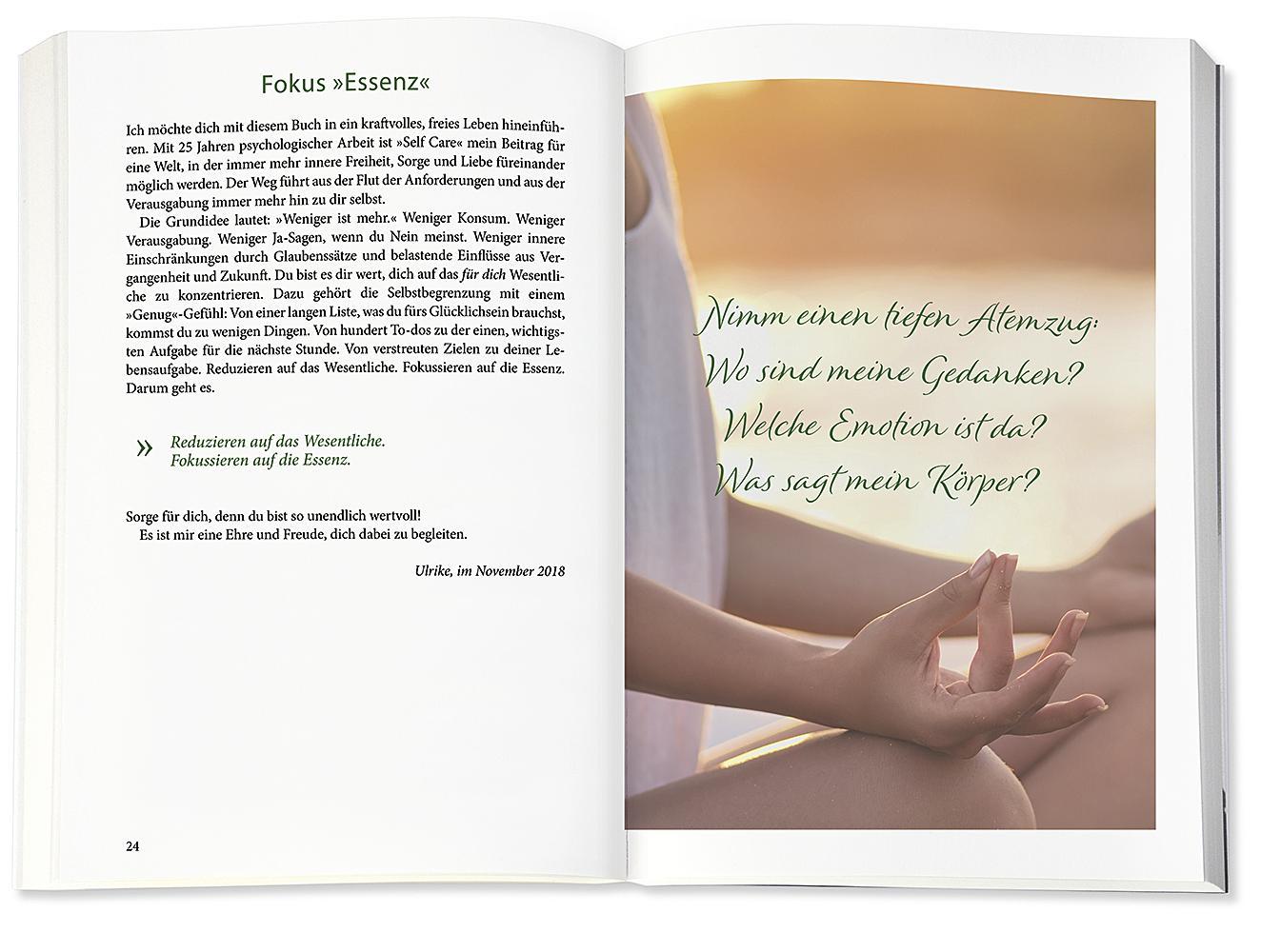 Beispielinhalt (Bild) SELF CARE - Du bist wertvoll