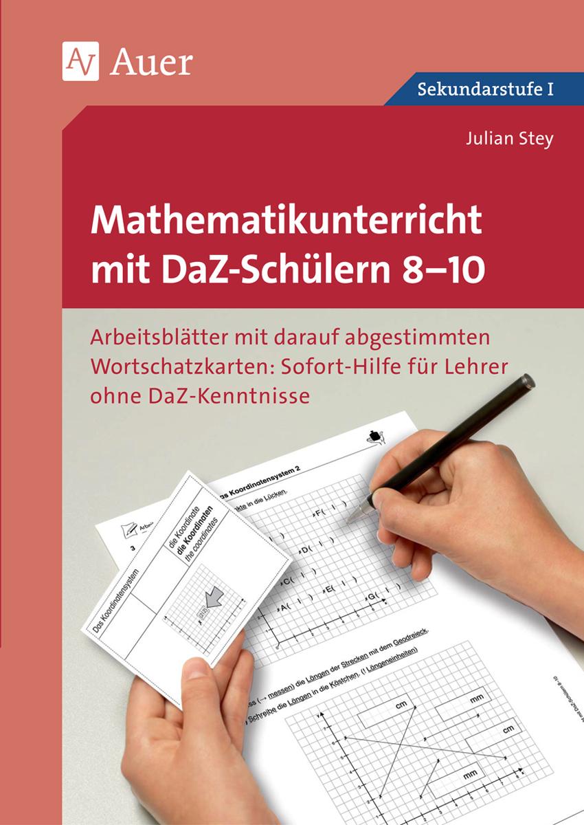 Vorderes Coverbild Mathematikunterricht mit DaZ-Schülern 8-10