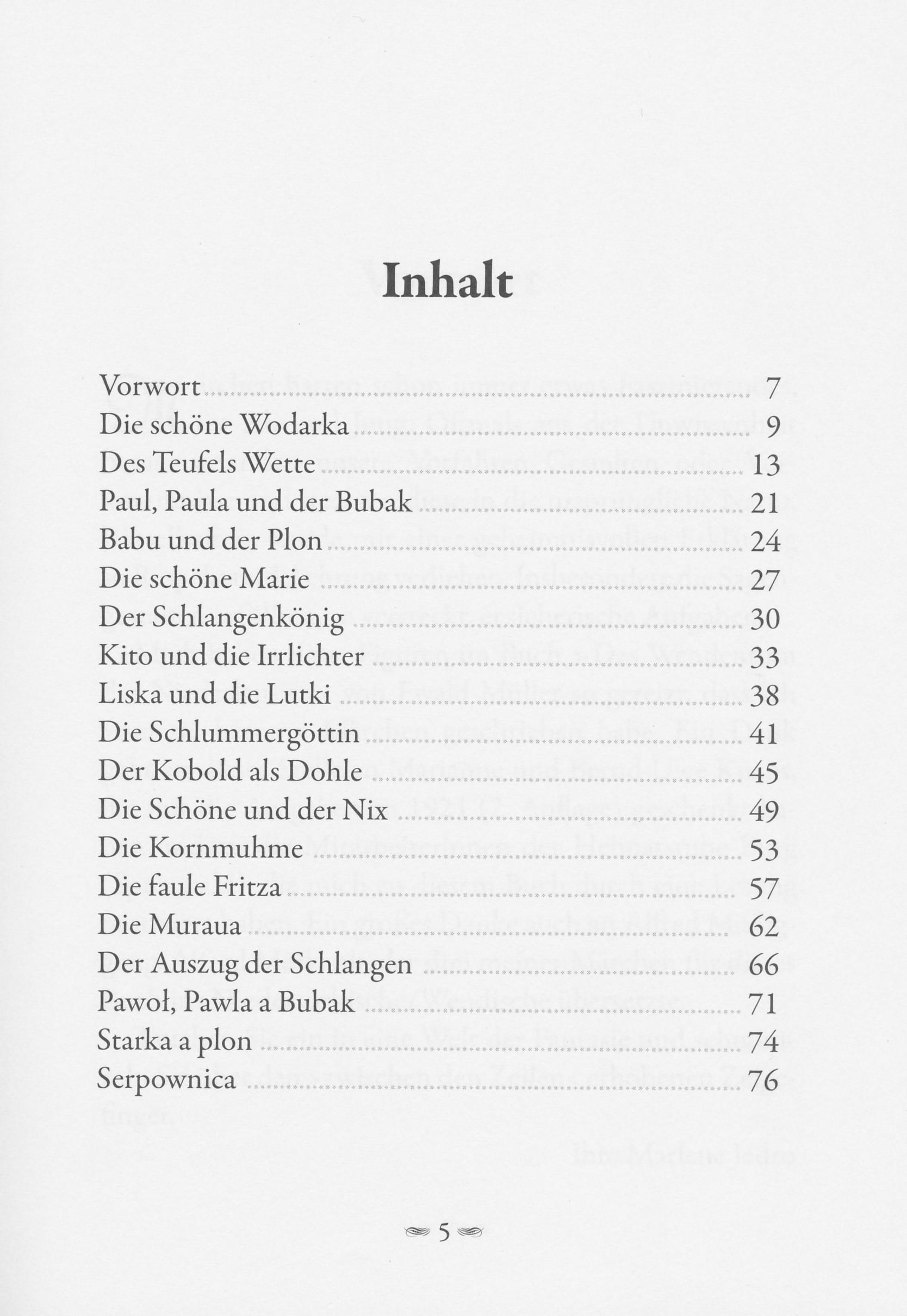 Beispielinhalt (Bild) Die schöne Wodarka