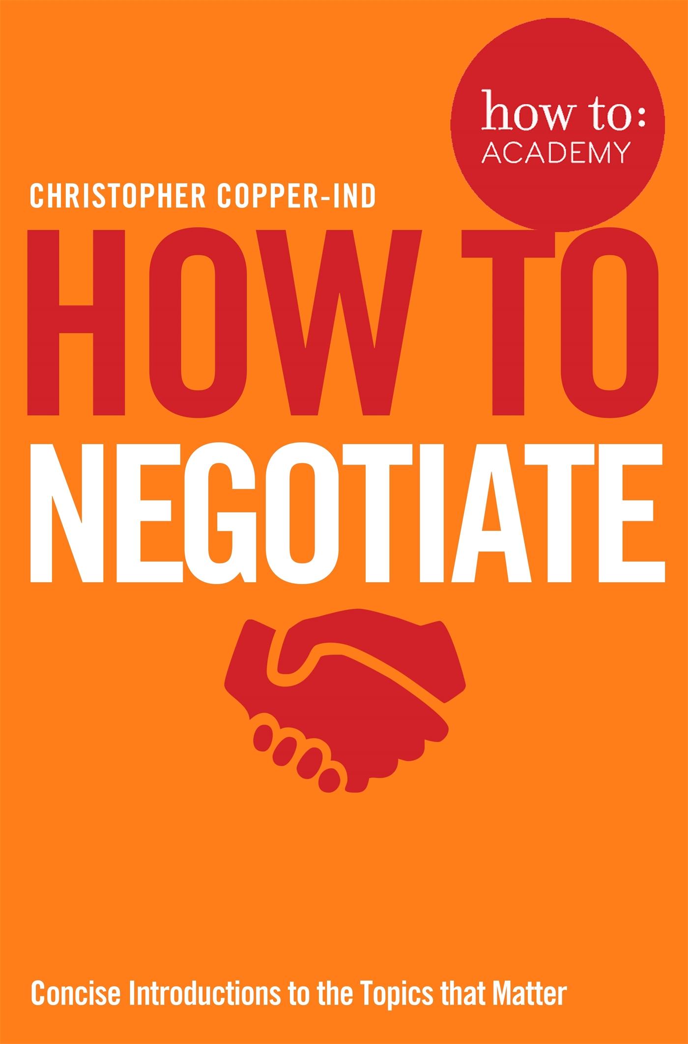 Vorderes Coverbild How To Negotiate