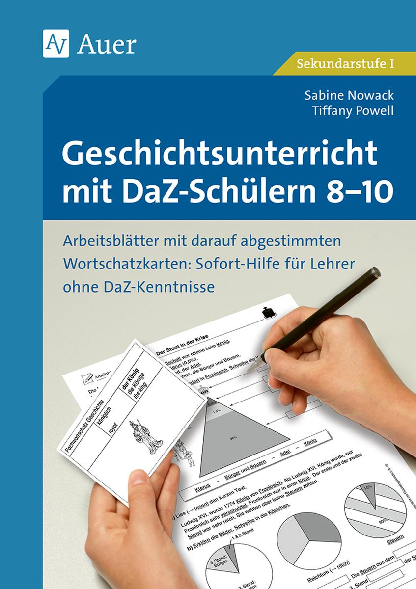 Vorderes Coverbild Geschichtsunterricht mit DaZ-Schülern 8-10