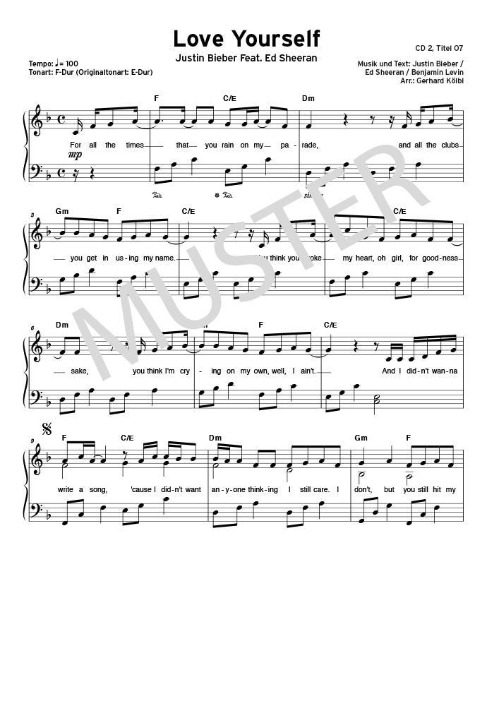 Beispielinhalt (Bild) Pop Piano Ballads 4 (mit 2 CDs)