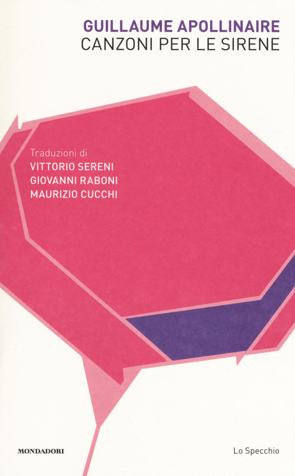 Vorderes Coverbild Canzoni per le sirene. Testo francese a fronte