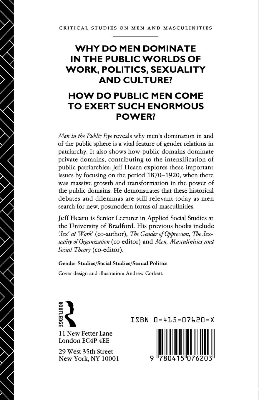 Rückseitencover Men In The Public Eye
