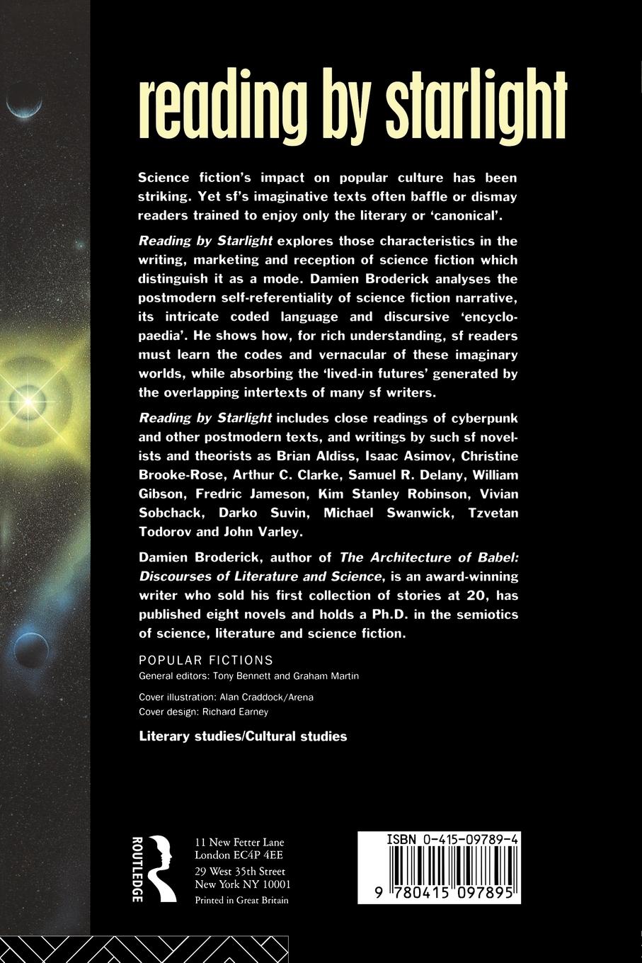 Rückseitencover Reading by Starlight
