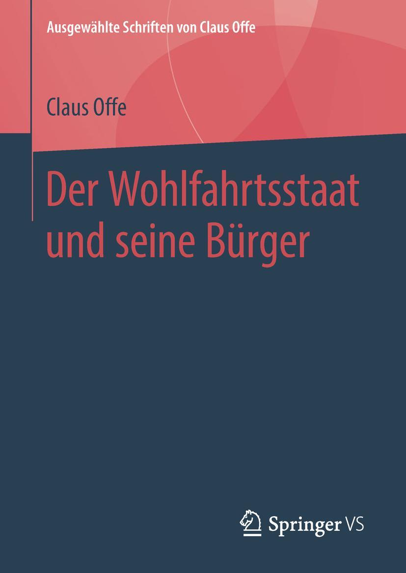 Vorderes Coverbild Der Wohlfahrtsstaat und seine Bürger