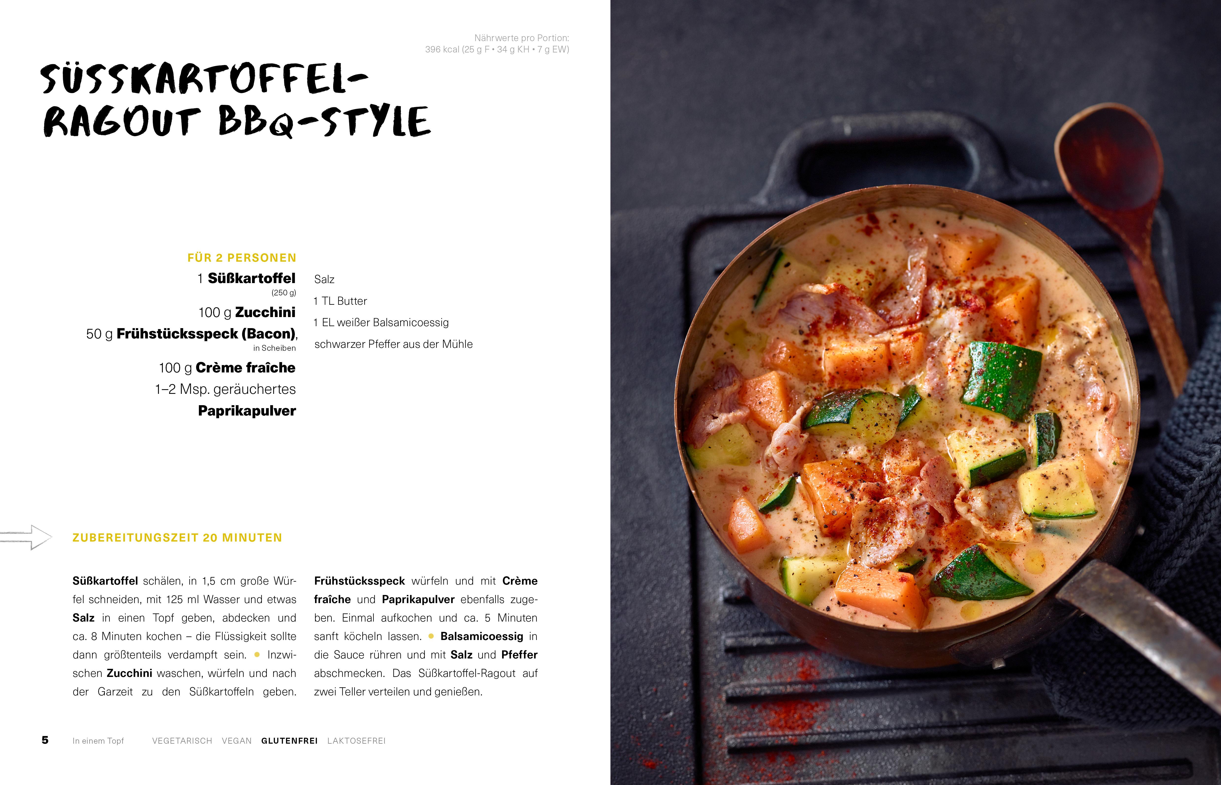 Beispielinhalt (Bild) Feierabend-Blitzrezepte