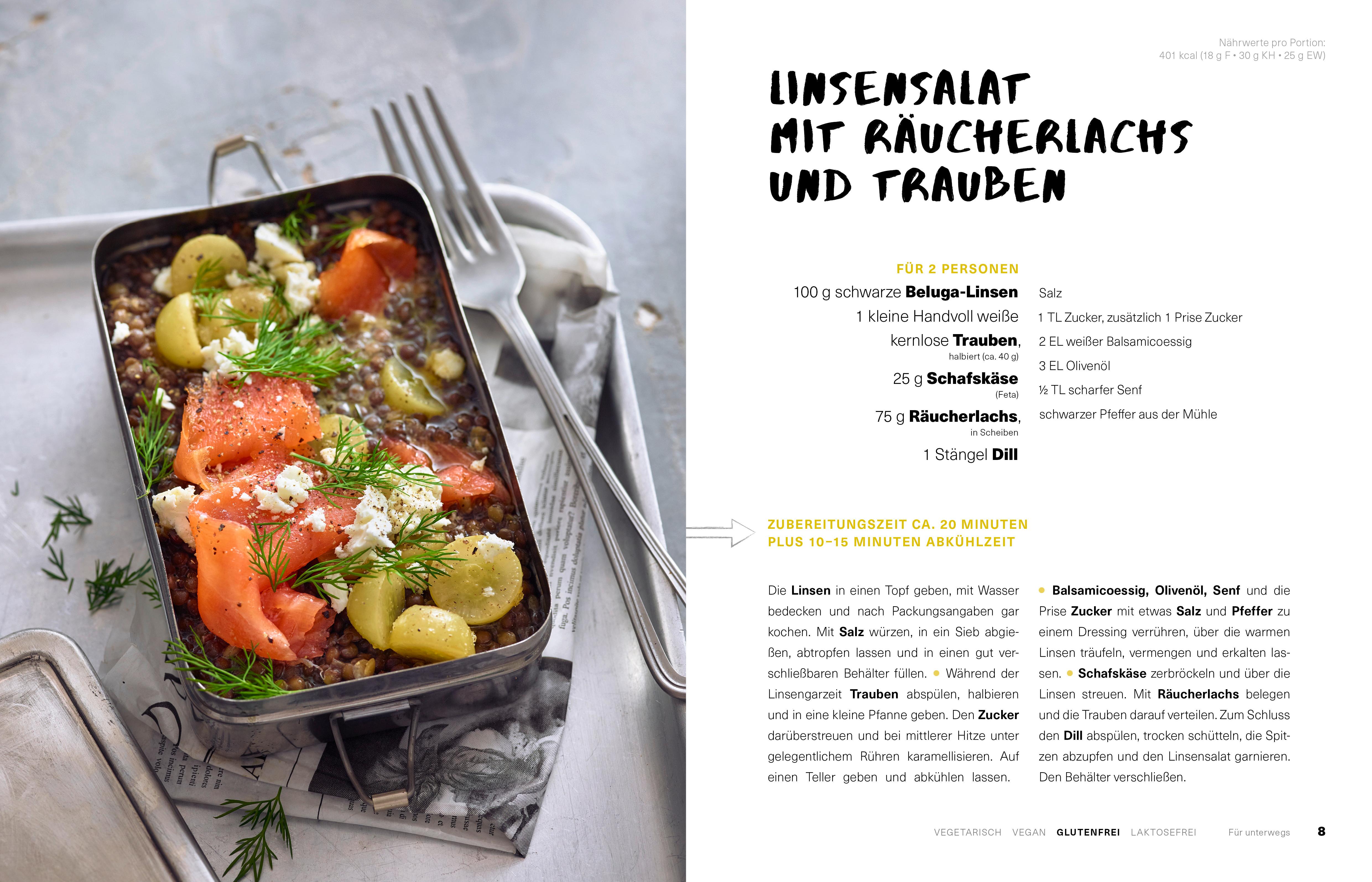 Beispielinhalt (Bild) Feierabend-Blitzrezepte