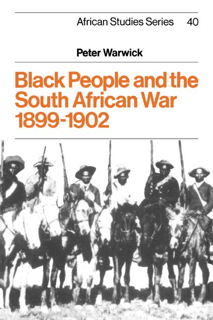 Vorderes Coverbild Black People and the South African War 1899 1902
