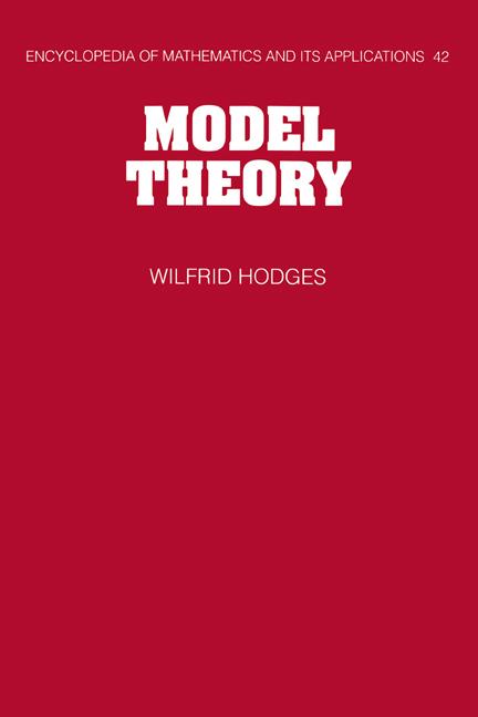 Vorderes Coverbild Model Theory