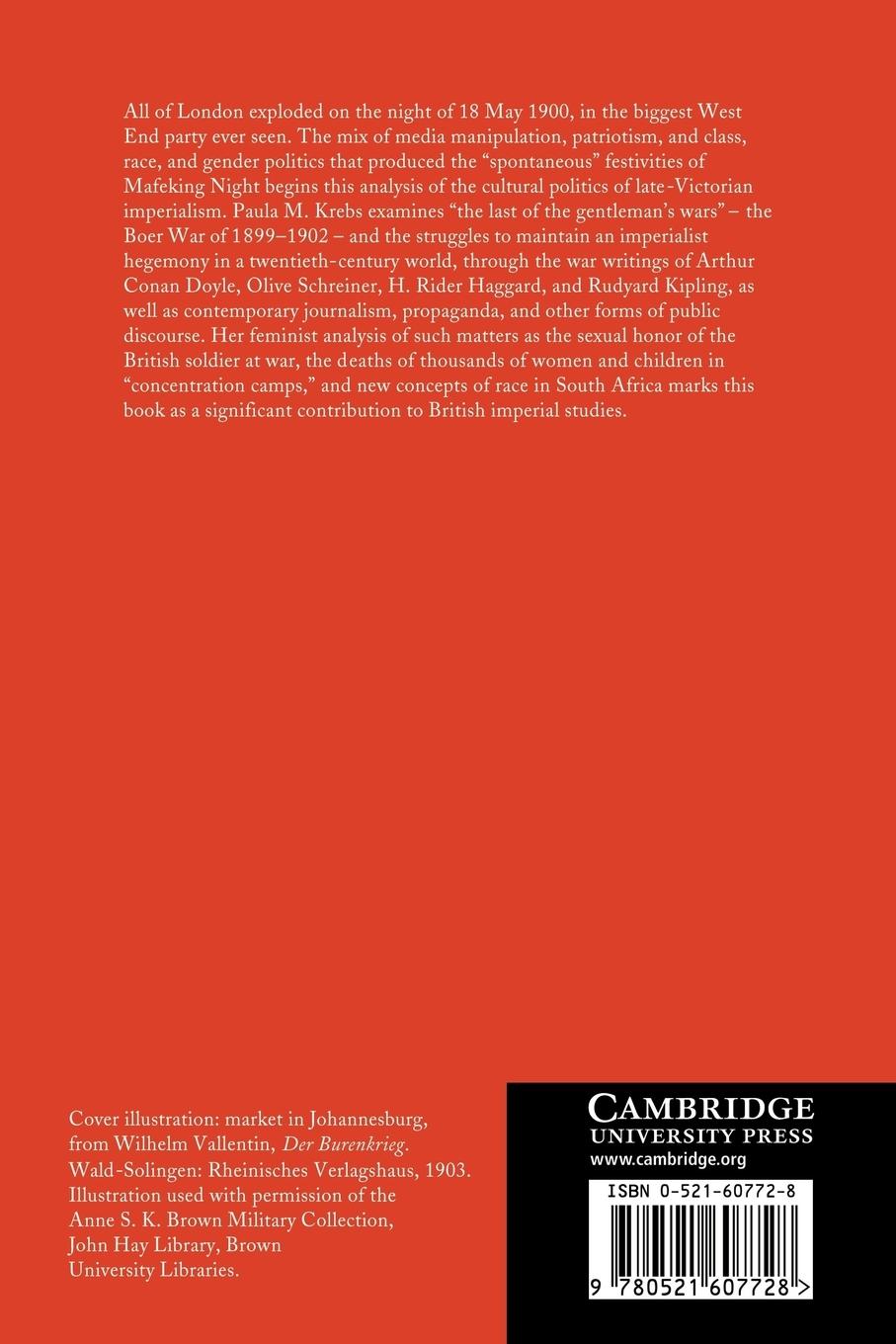 Rückseitencover Gender, Race, and the Writing of Empire