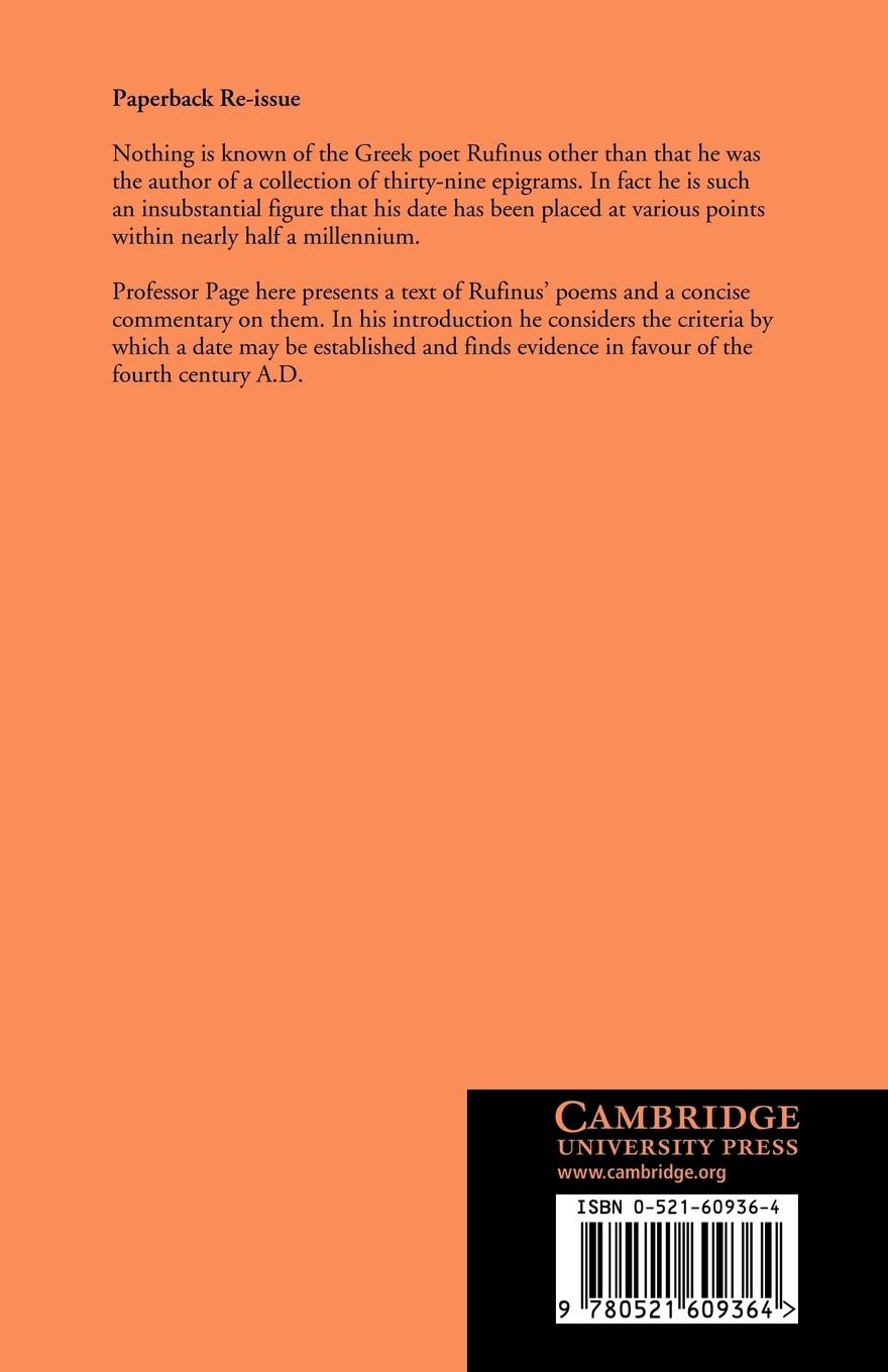 Rückseitencover Rufinus