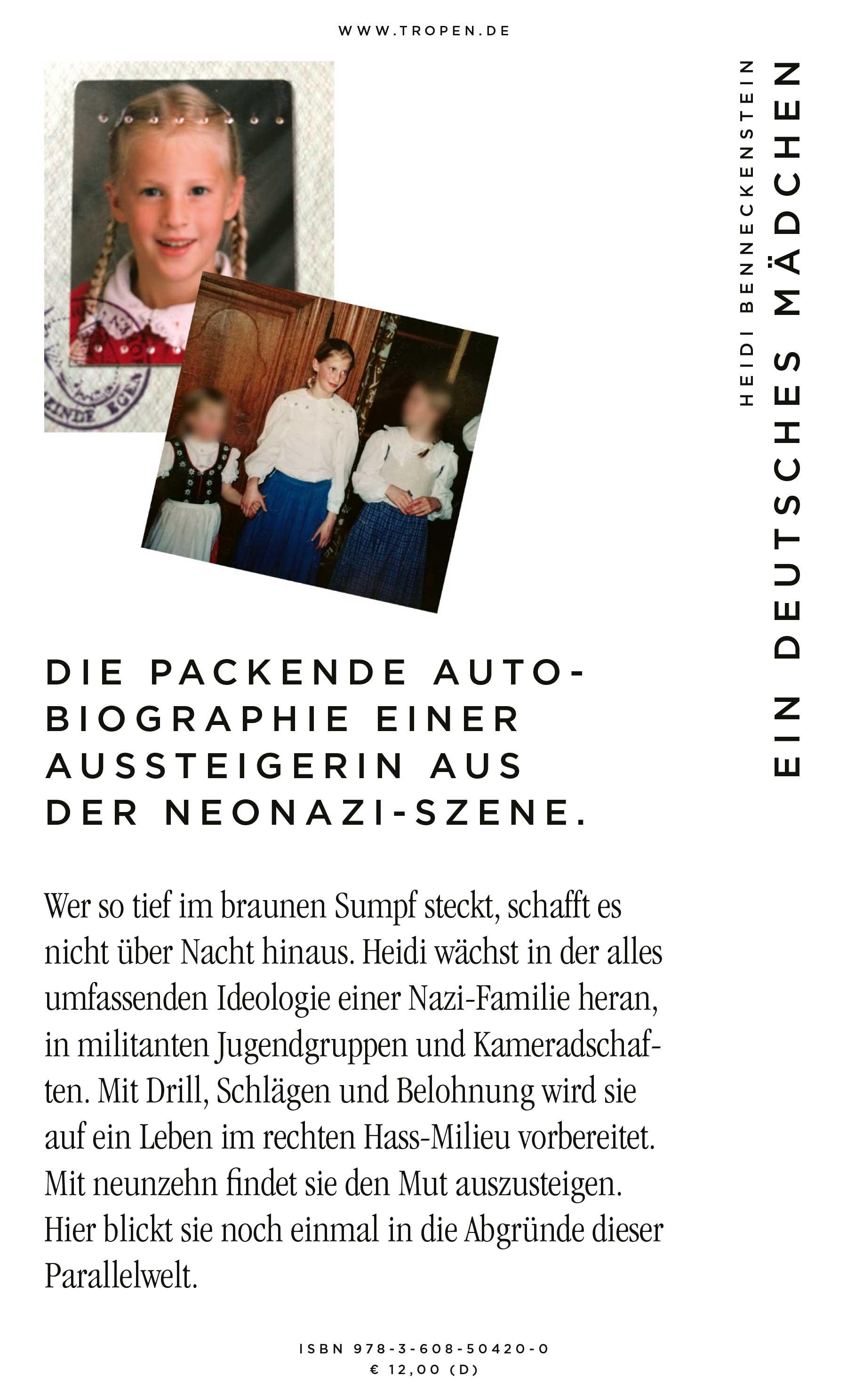 Rückseitencover Ein deutsches Mädchen