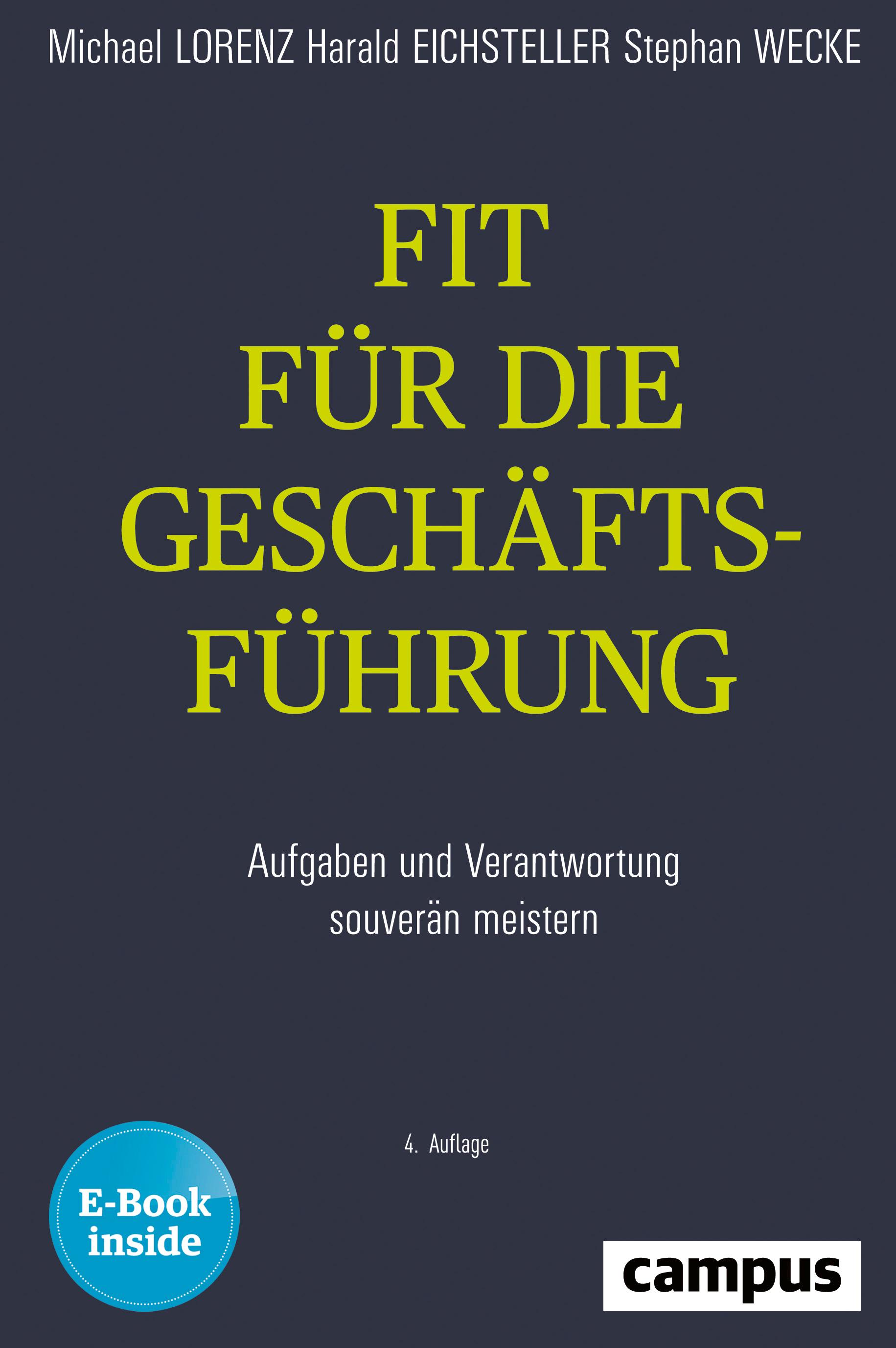 Vorderes Coverbild Fit für die Geschäftsführung