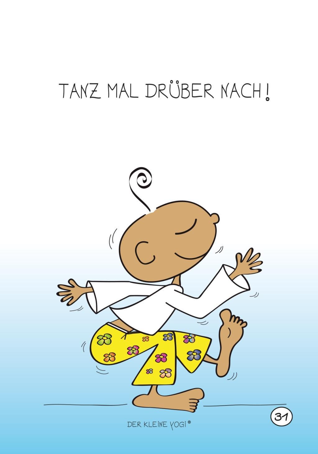 Beispielinhalt (Bild) Der Kleine Yogi. Glücksbotschaften