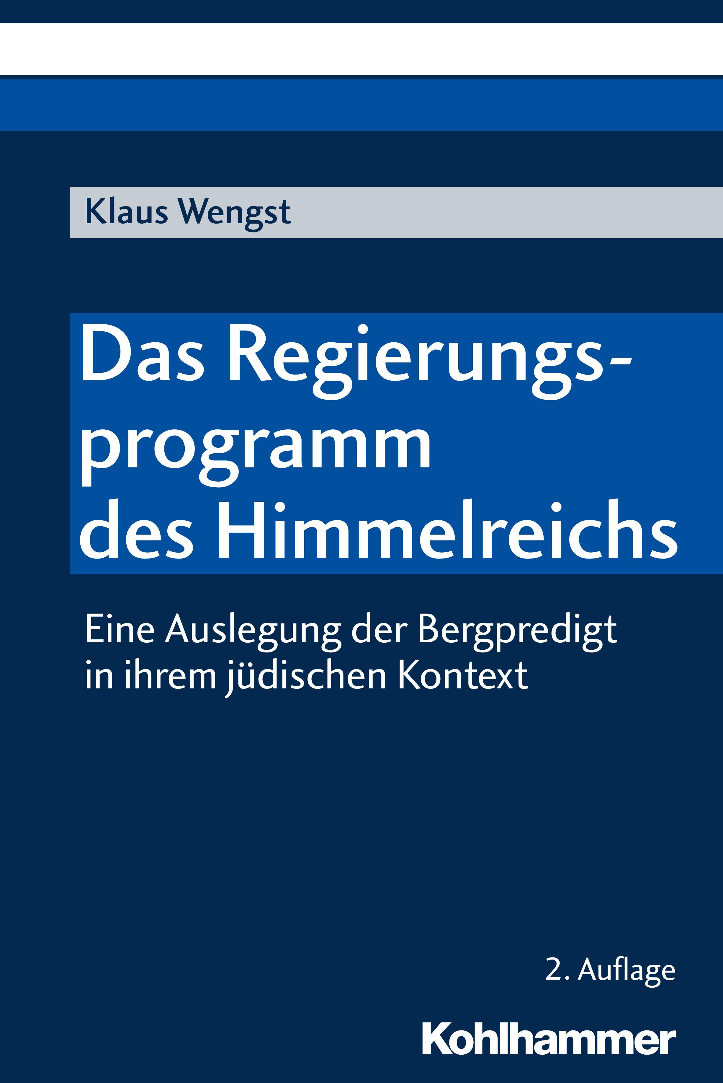 Vorderes Coverbild Das Regierungsprogramm des Himmelreichs