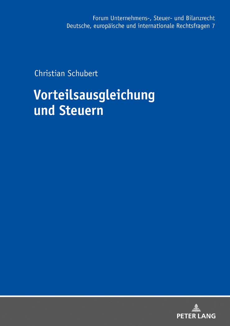 Vorderes Coverbild Vorteilsausgleichung und Steuern