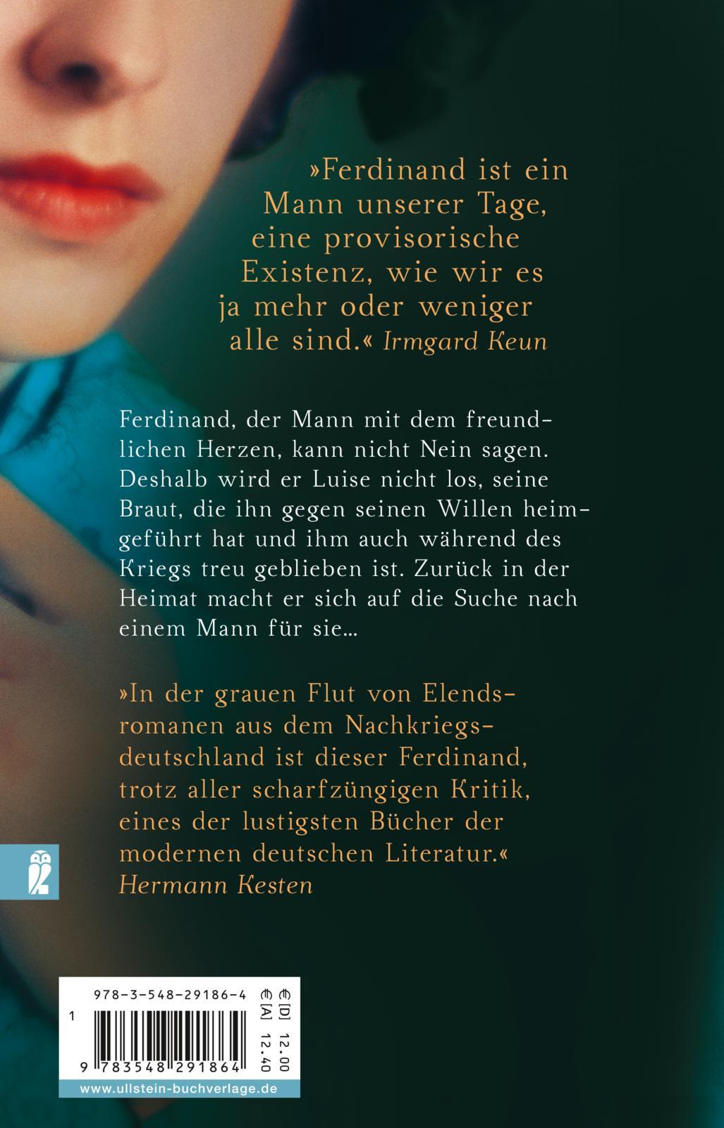 Rückseitencover Ferdinand, der Mann mit dem freundlichen Herzen
