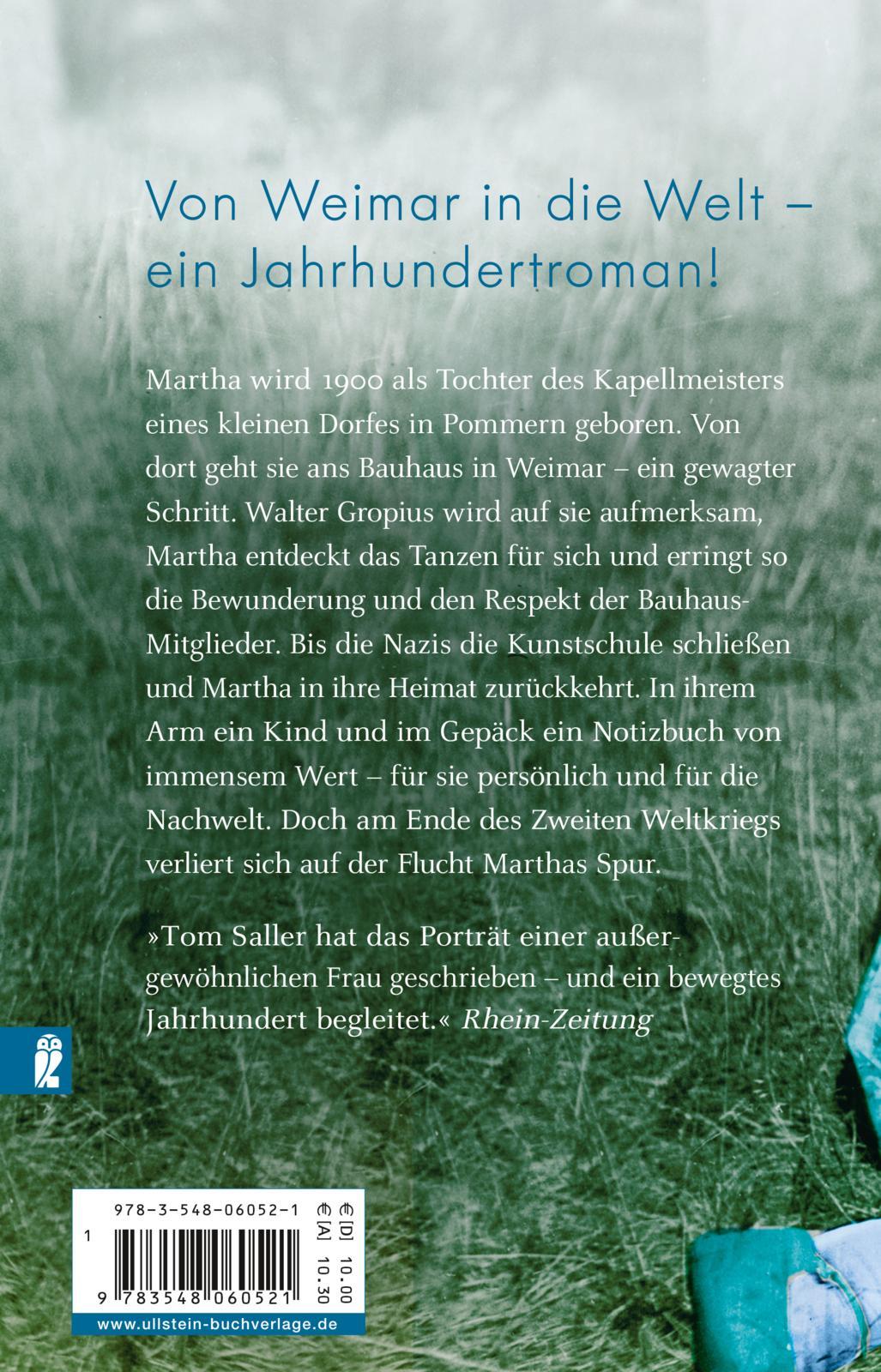 Rückseitencover Wenn Martha tanzt