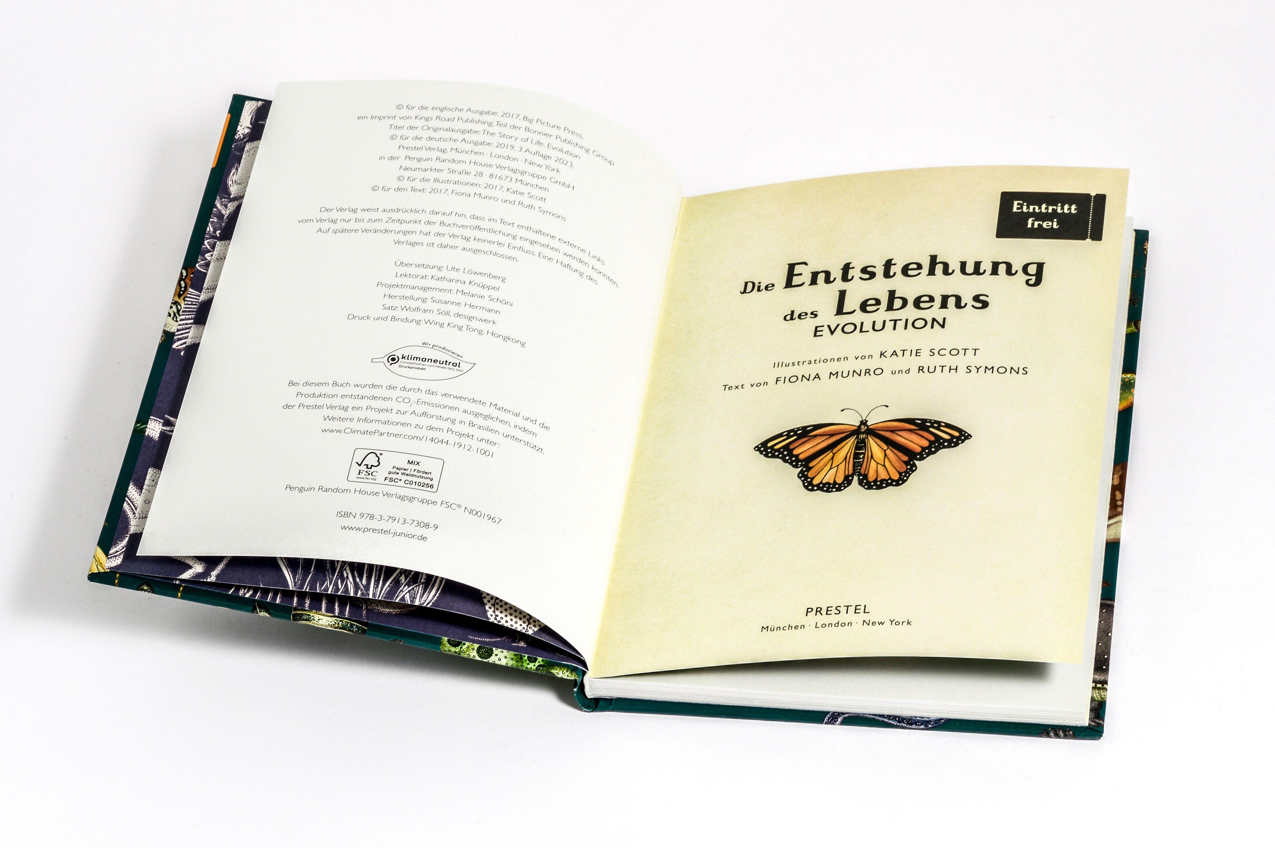 Beispielinhalt (Bild) Die Entstehung des Lebens. Evolution