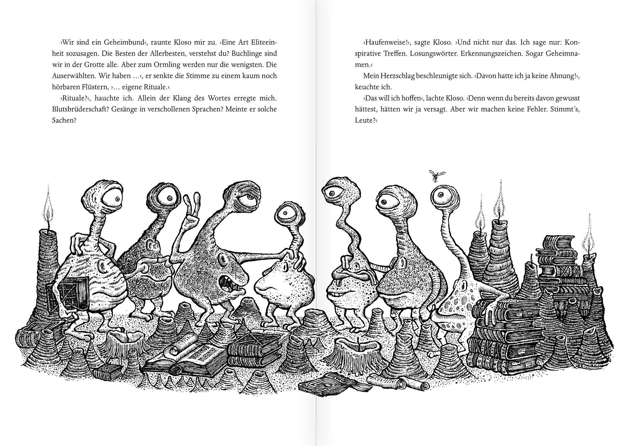 Beispielinhalt (Bild) Der Bücherdrache