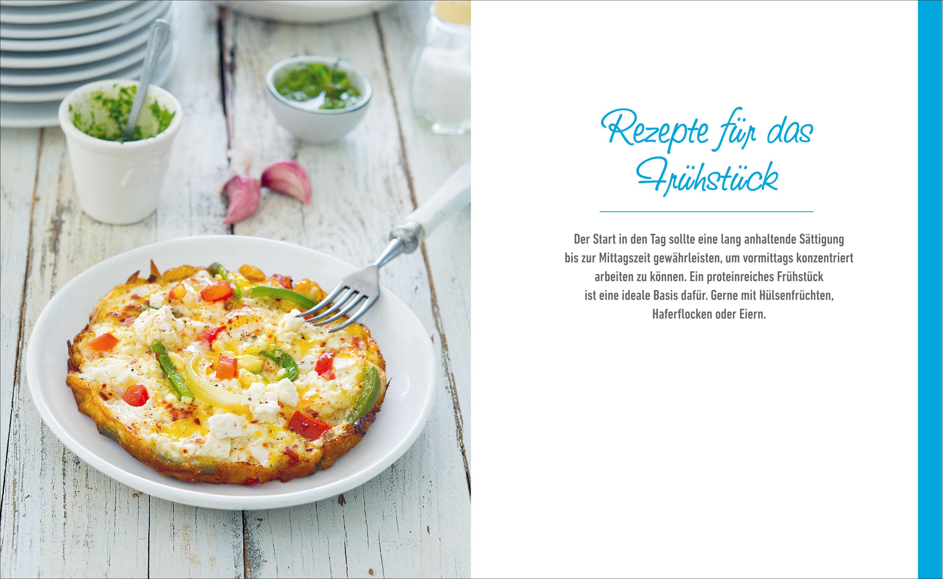 Beispielinhalt (Bild) Das Protein-Kochbuch: Gesund, fit und schlank durch pflanzliche Proteine - Die perfekte Alternative und Ergänzung zu tierischem Eiweiß