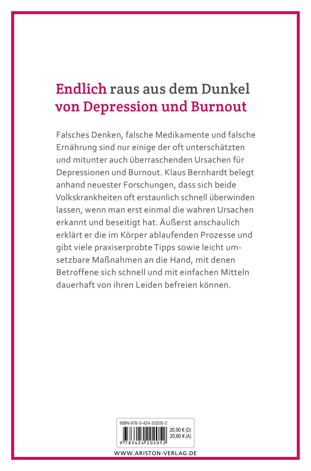 Beispielinhalt (Bild) Depression und Burnout loswerden