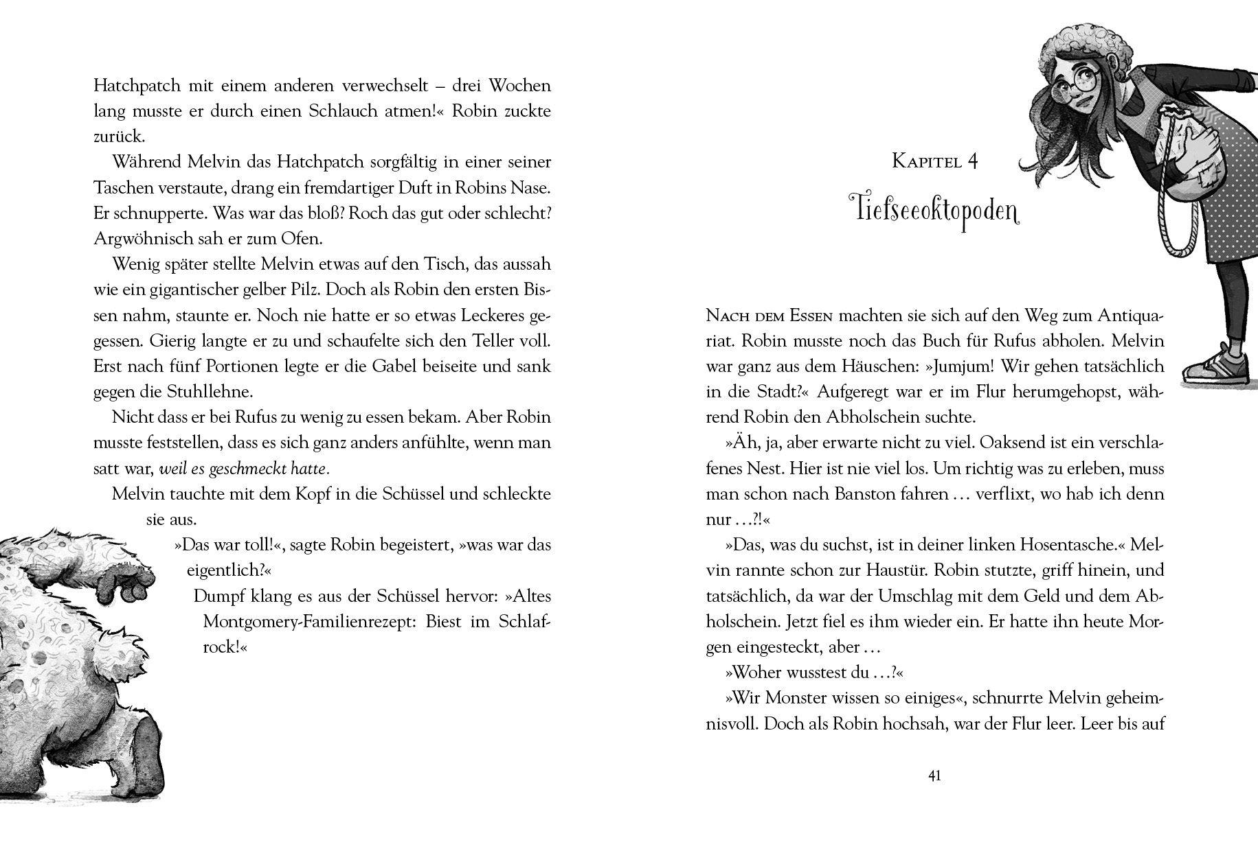 Beispielinhalt (Bild) Die Geheimnisse von Oaksend - Die Monsterprüfung