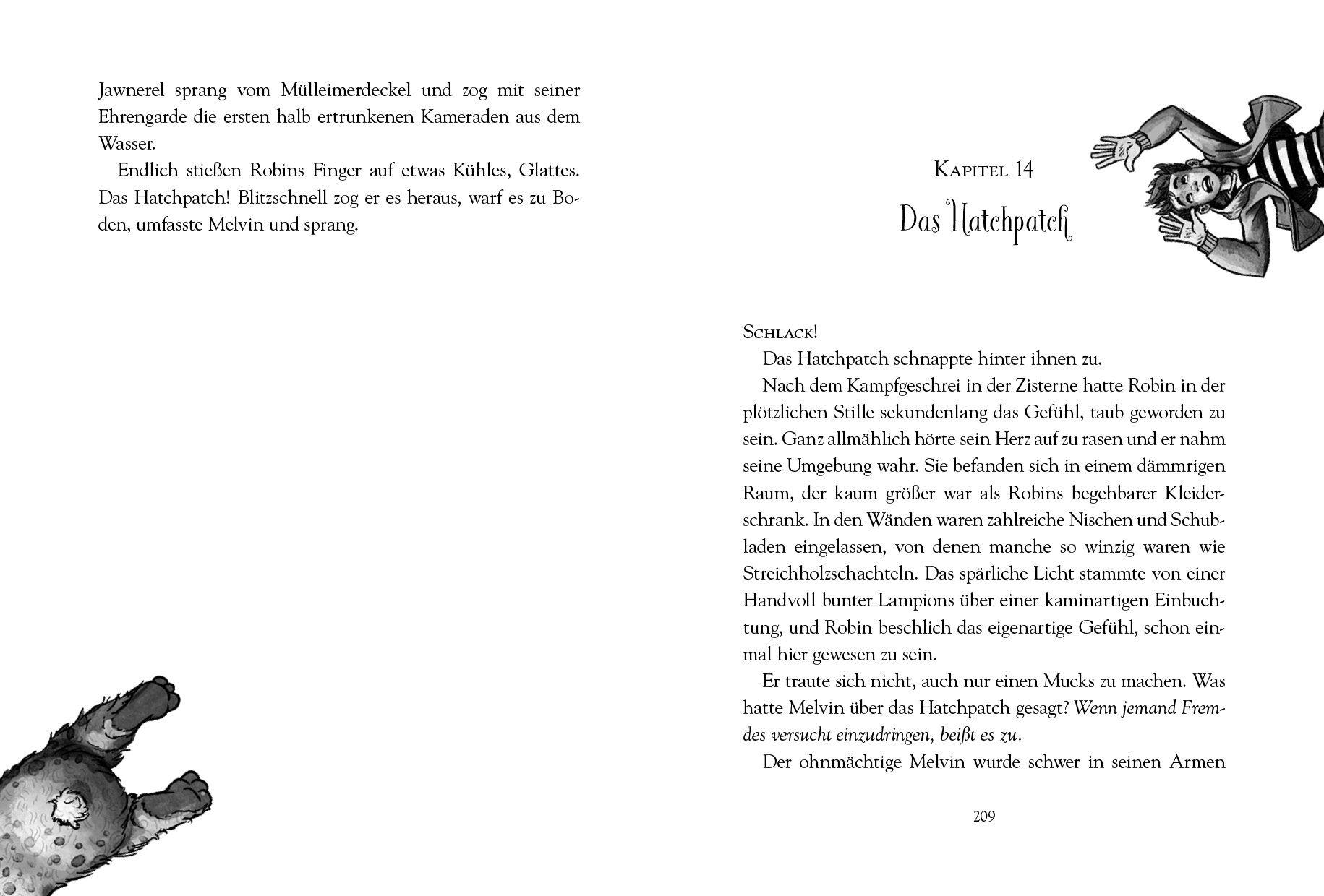 Beispielinhalt (Bild) Die Geheimnisse von Oaksend - Die Monsterprüfung