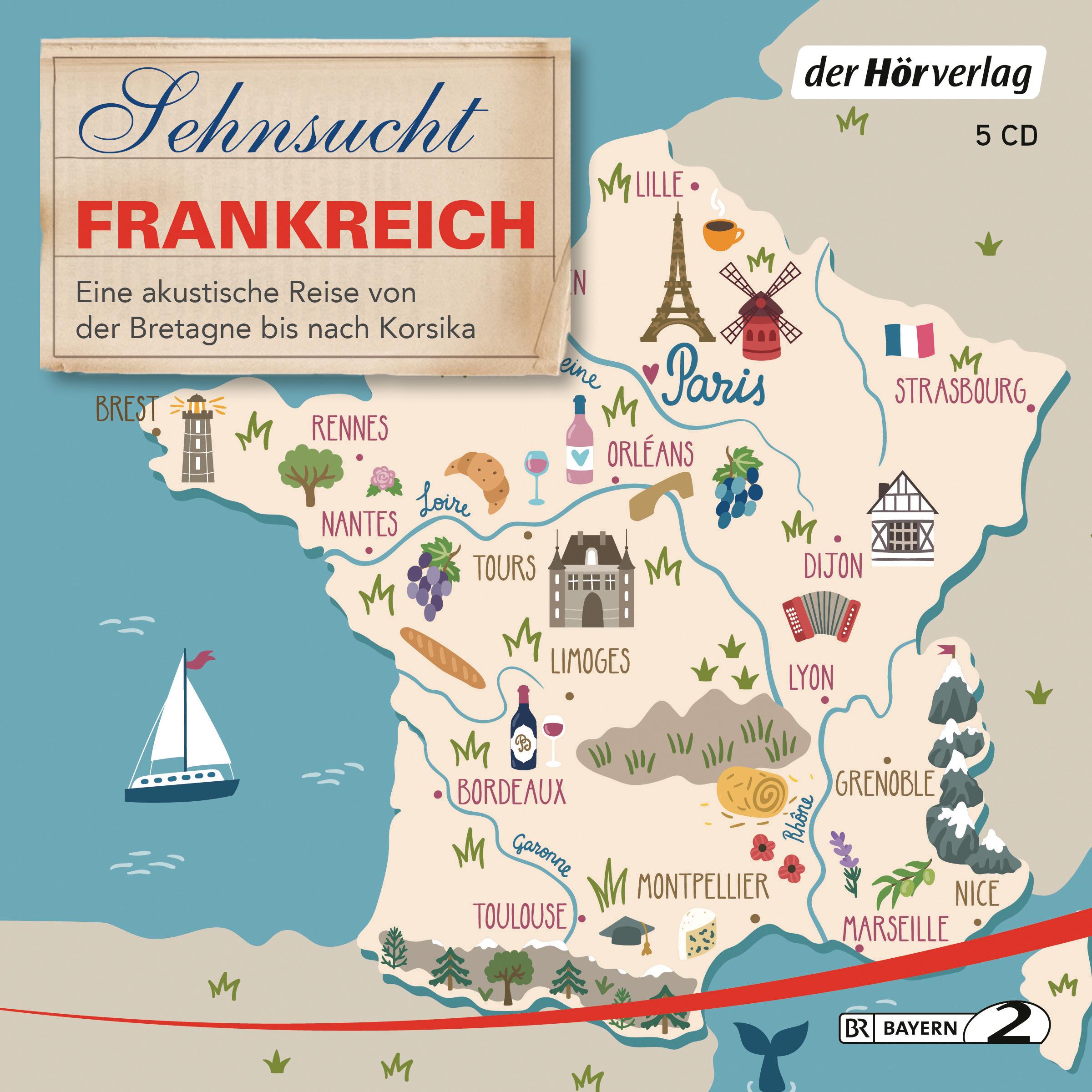 Vorderes Coverbild Sehnsucht Frankreich 5 CD