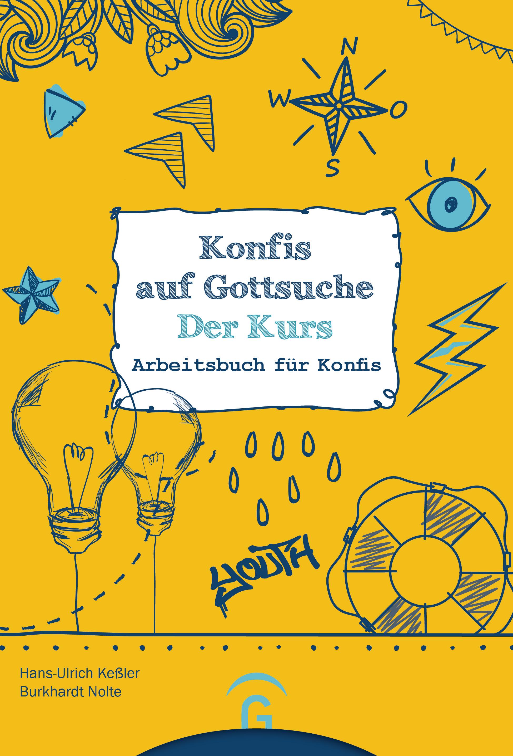 Vorderes Coverbild Konfis auf Gottsuche - der Kurs