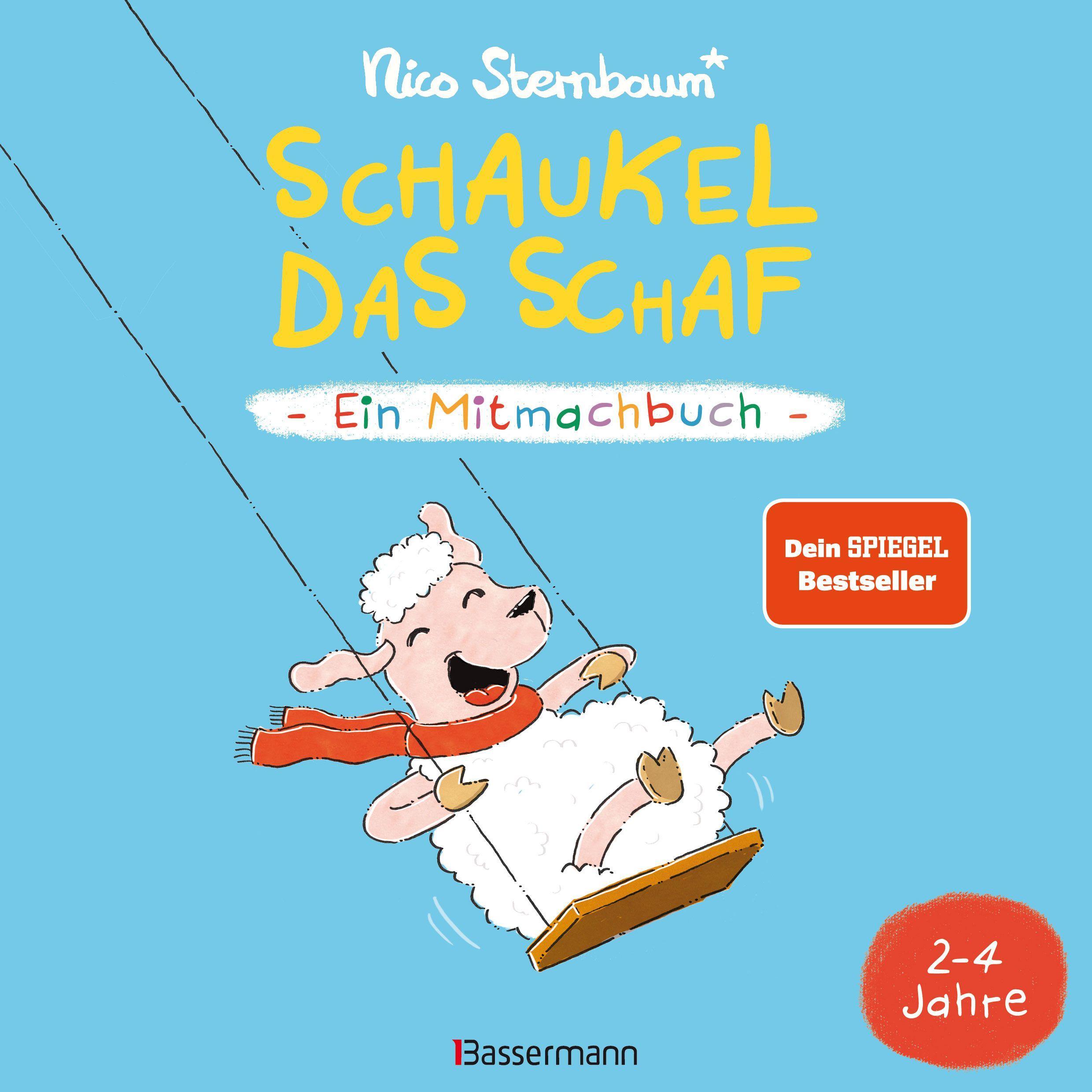 Vorderes Coverbild Schaukel das Schaf - Ein Mitmachbuch zum Schütteln, Schaukeln, Pusten, Klopfen und sehen, was dann passiert. Von 2 bis 4 Jahren