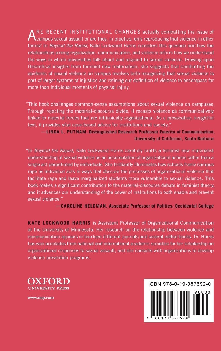 Rückseitencover Beyond the Rapist