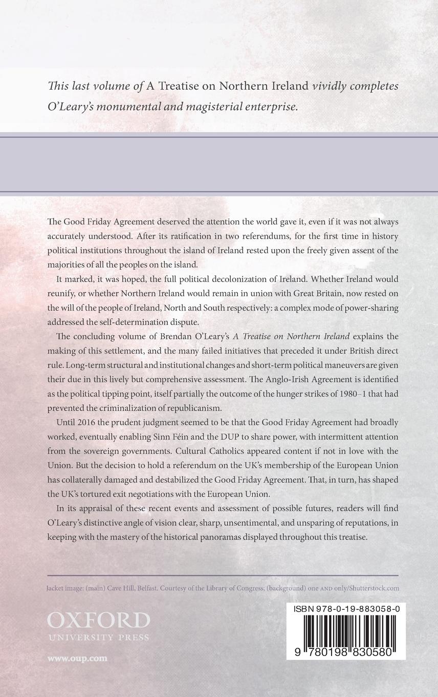 Rückseitencover Treatise on Northern Ireland, Volume III