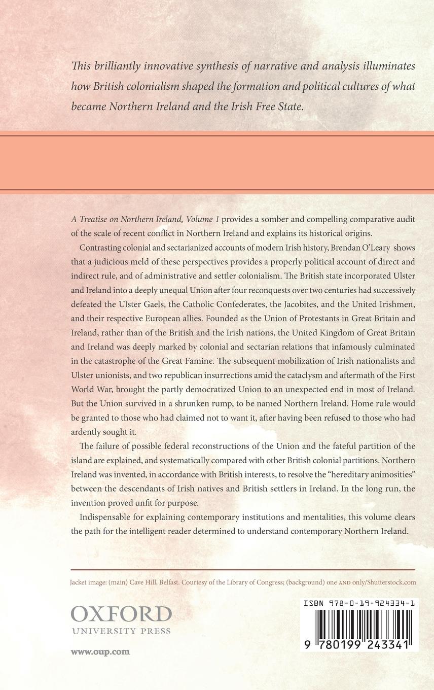 Rückseitencover Treatise on Northern Ireland, Volume I