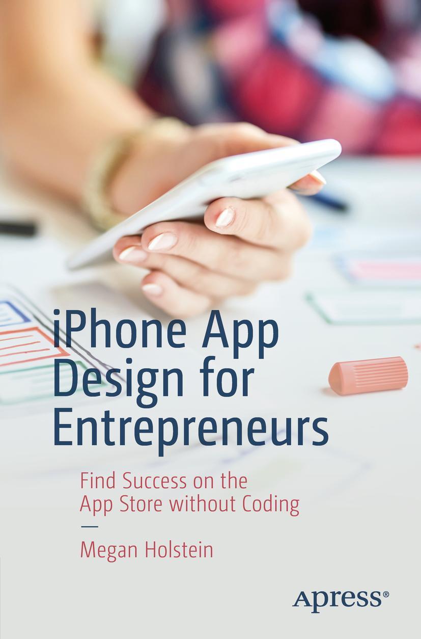 Vorderes Coverbild iPhone App Design for Entrepreneurs