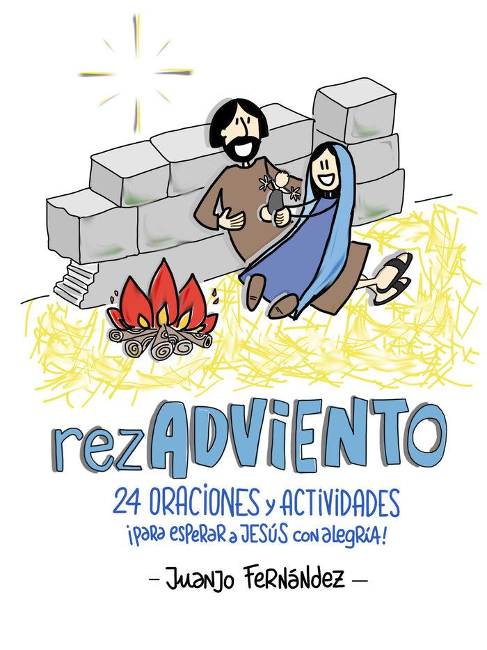 Vorderes Coverbild RezaAdviento. 24 oraciones y actividades ¡para esperar a Jesús con alegría!